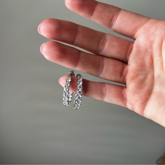 Berricle CZ inside-out earrrings - Picture 4 of 4